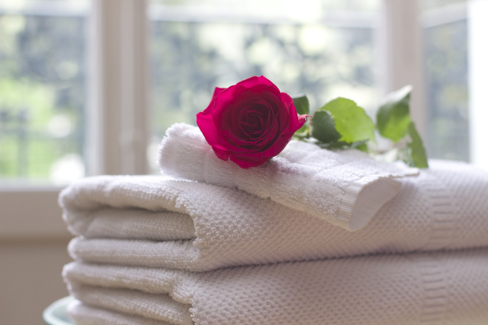 White Spa Towels